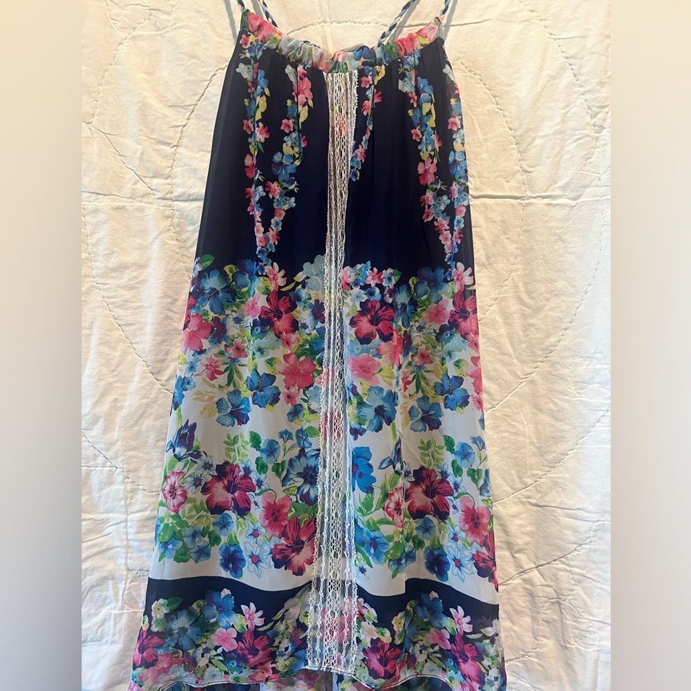 Truly Me HiLow Floral Sundress by SaraSara Size 12 Girls - Picture 3 of 12